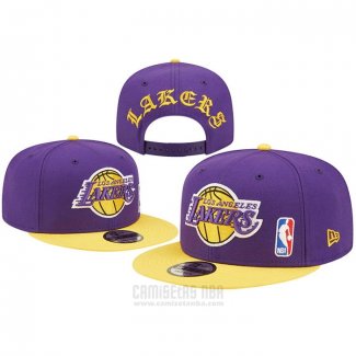 Gorra Los Angeles Lakers Letter Arch Violeta