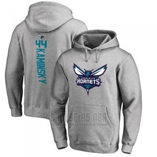 Sudaderas con Capucha Frank Kaminsky Charlotte Hornets Gris