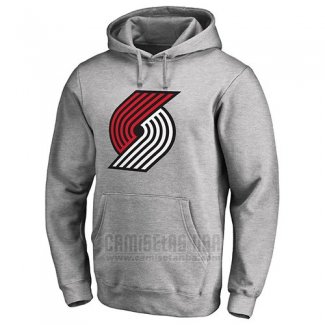 Sudaderas con Capucha Portland Trail Blazers Gris