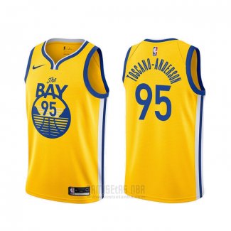 Camiseta Golden State Warriors Juan Toscano-Anderson #95 Statement Oro