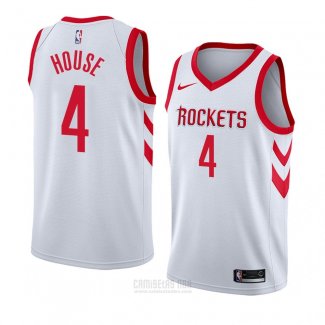 Camiseta Houston Rockets Danuel House #4 Association 2018 Blanco