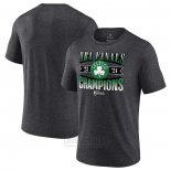 Camiseta Manga Corta Boston Celtics 2024 NBA Finals Champions Gris
