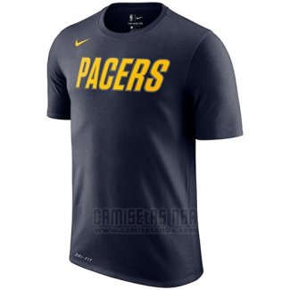 Camiseta Manga Corta Indiana Pacers Azul Marino Ciudad