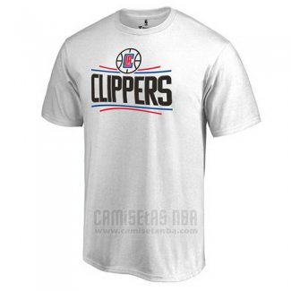 Camiseta Manga Corta Los Angeles Clippers Blanco2