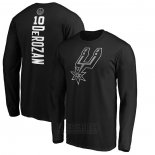 Camiseta Manga Larga Demar DeRozan San Antonio Spurs Negro