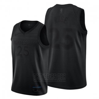 Camiseta Minnesota Timberwolves Derrick Rose #25 MVP Negro