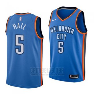 Camiseta Oklahoma City Thunder Devon Hall #5 Icon 2018 Azul