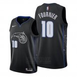 Camiseta Orlando Magic Evan Fournier #10 Ciudad Edition Negro