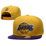 Gorra Los Angeles Lakers Amarillo Violeta2