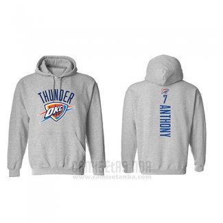 Sudaderas con Capucha Carmelo Anthony Oklahoma City Thunder Gris