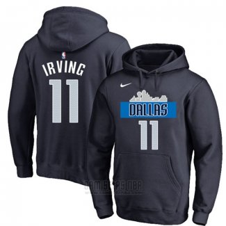 Sudaderas con Capucha Dallas Mavericks Kyrie Irving Statement Azul