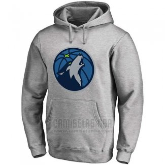 Sudaderas con Capucha Minnesota Timberwolves Gris