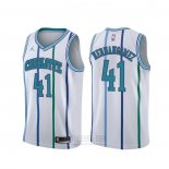 Camiseta Charlotte Hornets Willy Hernangomez #41 Classic Blanco