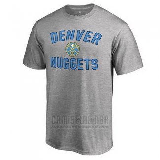 Camiseta Manga Corta Denver Nuggets Gris