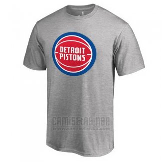 Camiseta Manga Corta Detroit Pistons Gris2