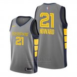 Camiseta Memphis Grizzlies Dwight Howard #21 Ciudad Gris