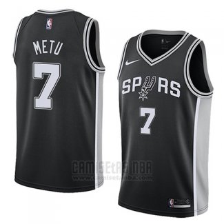 Camiseta San Antonio Spurs Chimezie Metu #7 Icon 2018 Negro