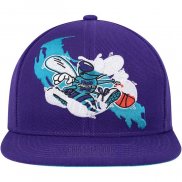 Gorra Charlotte Hornets Mitchell & Ness Violeta