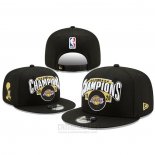 Gorra Los Angeles Lakers 2020 NBA Finals Champions Negro