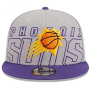 Gorra Phoenix Suns 2023 NBA Draft 9FIFTY Snapback Gris Violeta