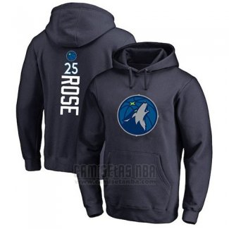 Sudaderas con Capucha Derrick Rose Minnesota Timberwolves Azul Marino