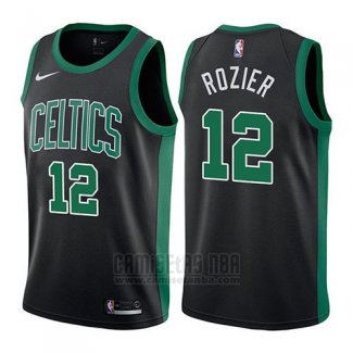 Camiseta Boston Celtics Terry Rozier #12 Statehombret 2017-18 Negro