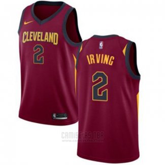 Camiseta Cleveland Cavaliers Kyrie Irving #2 Icon 2018 Rojo