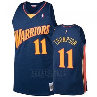 Camiseta Golden State Warriors Klay Thompson 2009-10 Hardwood Classics Azul