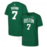 Camiseta Manga Corta Boston Celtics Jaylen Brown 2024 NBA Finals Verde