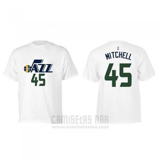 Camiseta Manga Corta Donovan Mitchell Utah Jazz Blanco