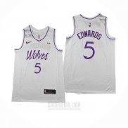 Camiseta Minnesota Timberwolves Anthony Edwards #5 Classic 2024 Blanco