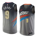 Camiseta Oklahoma City Thunder Jerami Grant #9 Ciudad 2018 Gris