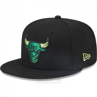 Gorra Chicago Bulls Metallic Pop 59FIFTY Ngro