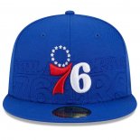 Gorra Philadelphia 76ers 2023 NBA Draft 9FIFTY Snapback Azul