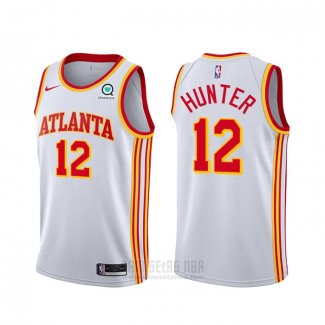 Camiseta Atlanta Hawks De'Andre Hunter #12 Association 2020-21 Blanco