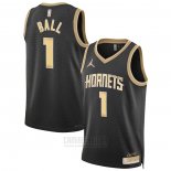 Camiseta Charlotte Hornets LaMelo Ball #1 Select Series Oro Negro