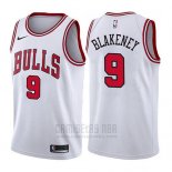 Camiseta Chicago Bulls Antonio Blakeney #9 Association 2017-18 Blanco