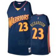 Camiseta Golden State Warriors Jason Richardson 2009-10 Hardwood Classics Azul