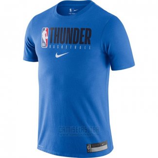 Camiseta Manga Corta Oklahoma City Thunder 2019 Azul