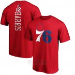 Camiseta Manga Corta Tobias Harris Philadelphia 76ers Rojo