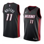 Camiseta Miami Heat Dion Waiters #11 Icon 2018 Negro