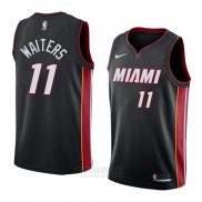 Camiseta Miami Heat Dion Waiters #11 Icon 2018 Negro