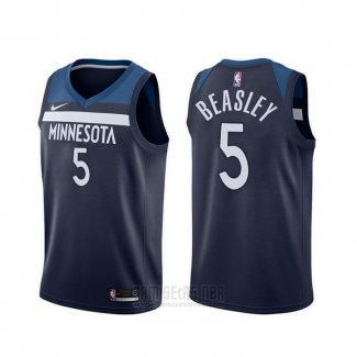 Camiseta Minnesota Timberwolves Malik Beasley #5 Icon Negro