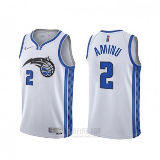 Camiseta Orlando Magic Al-Farouq Aminu #2 Earned 2020-21 Blanco