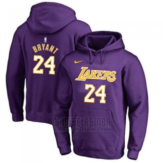 Sudaderas con Capucha Kobe Bayant Los Angeles Lakers Violeta3