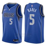 Camiseta Dallas Mavericks J.j. Barea #5 Icon 2017-18 Azul