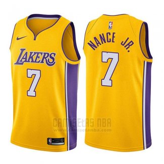 Camiseta Los Angeles Lakers Larry Nance Jr. #7 Association 2017-18 Blanco