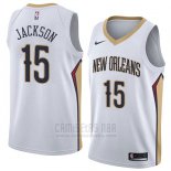 Camiseta New Orleans Pelicans Frank Jackson #15 Association 2018 Blanco