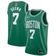 Camiseta Nino Boston Celtics Jaylen Brown #7 Icon 2024 Verde