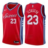 Camiseta Philadelphia 76ers Ersan Ilyasova #23 Statement 2017-18 Rojo